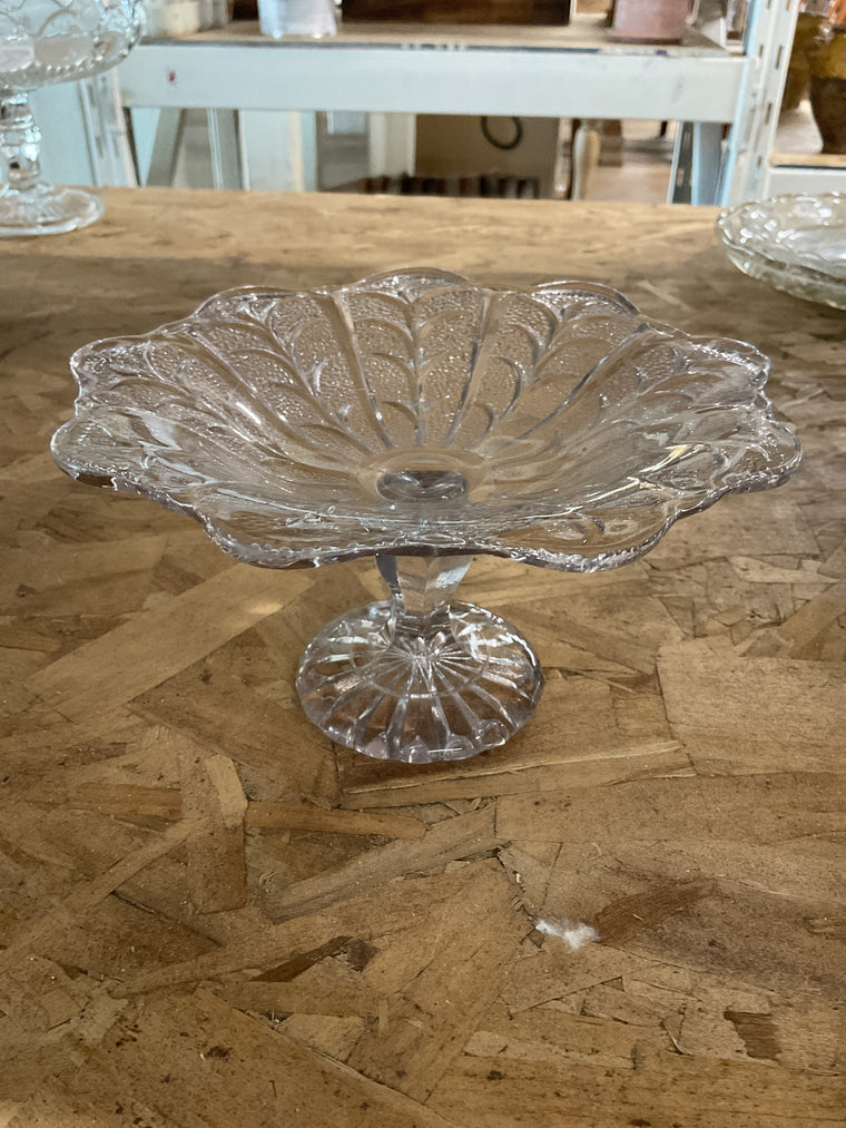 Glass Pedestal Dish