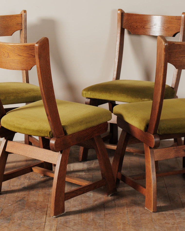 Dutch Olive Dining Chairs - Set of 4