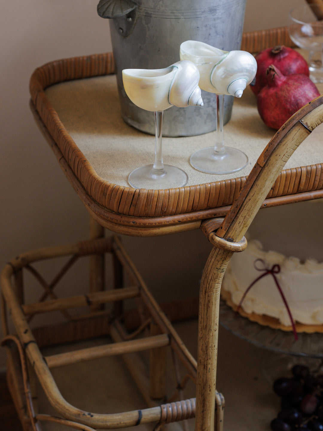 Bamboo Bar cart