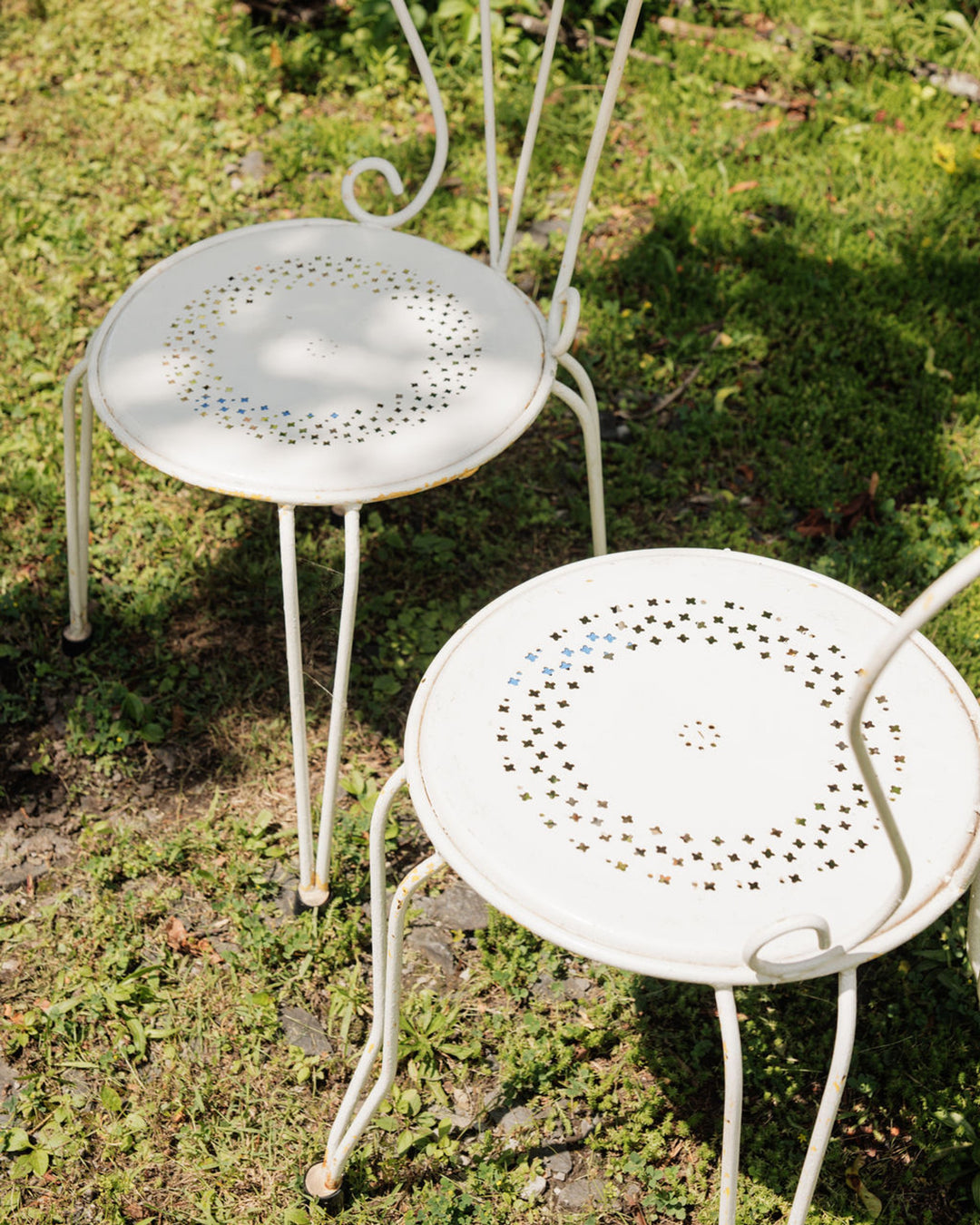 Swirl Garden Chairs - Pair