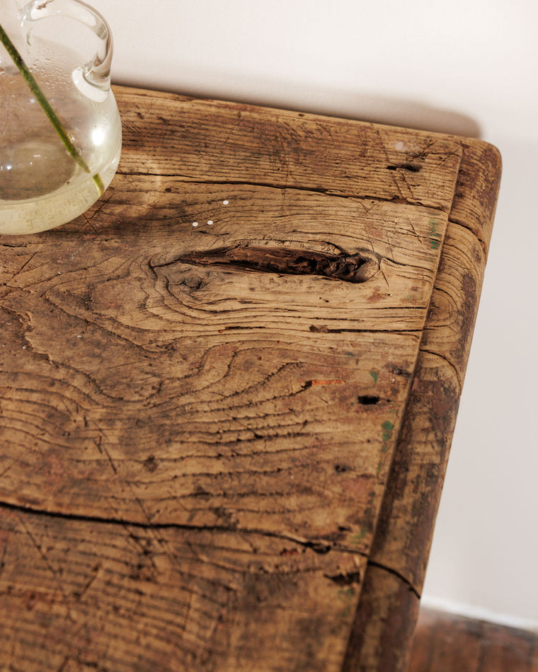 19th c. Oak Console Table