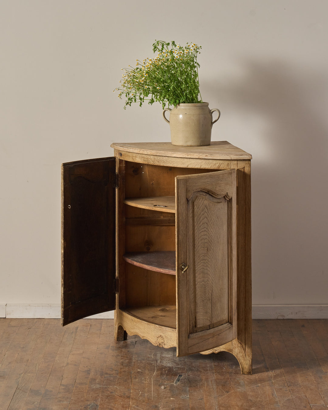 19th c. French Corner Cabinet