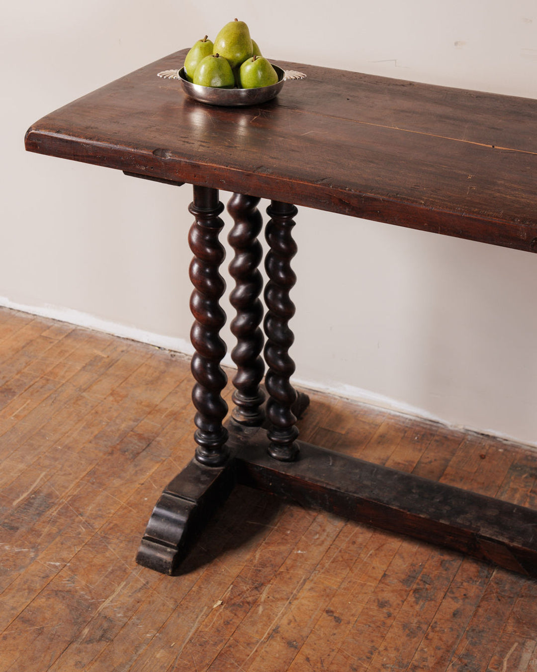 19th c. Walnut Console Table
