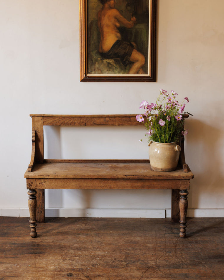 Oak Church Bench