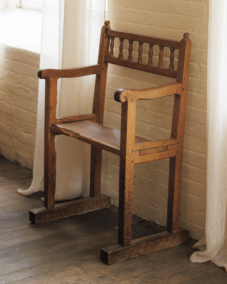 Oak Monastery Chair