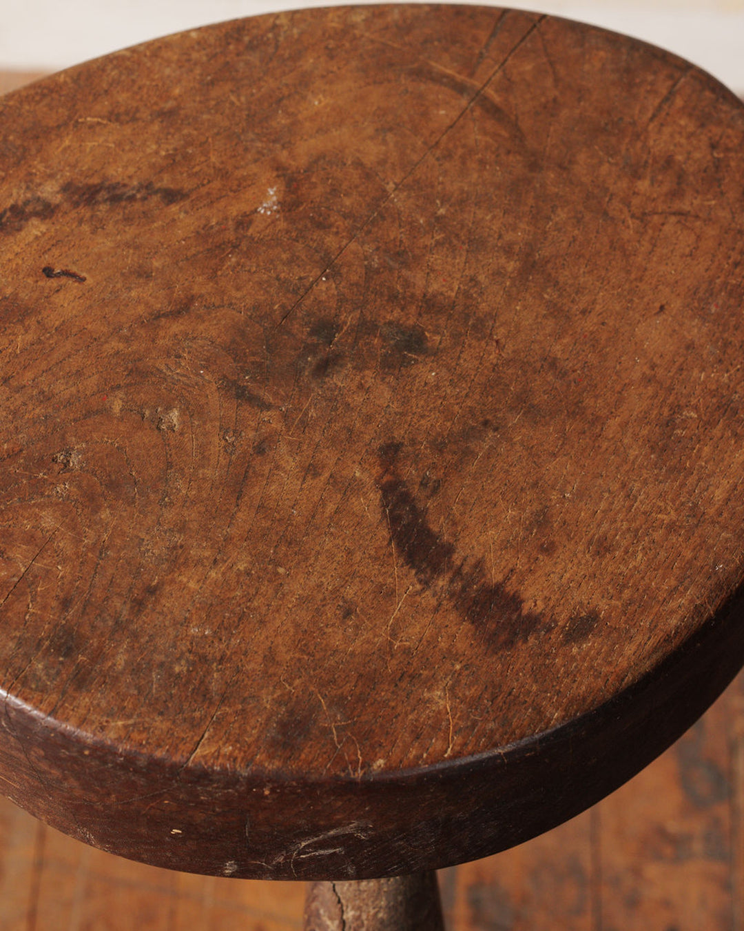 Walnut Tripod Stool