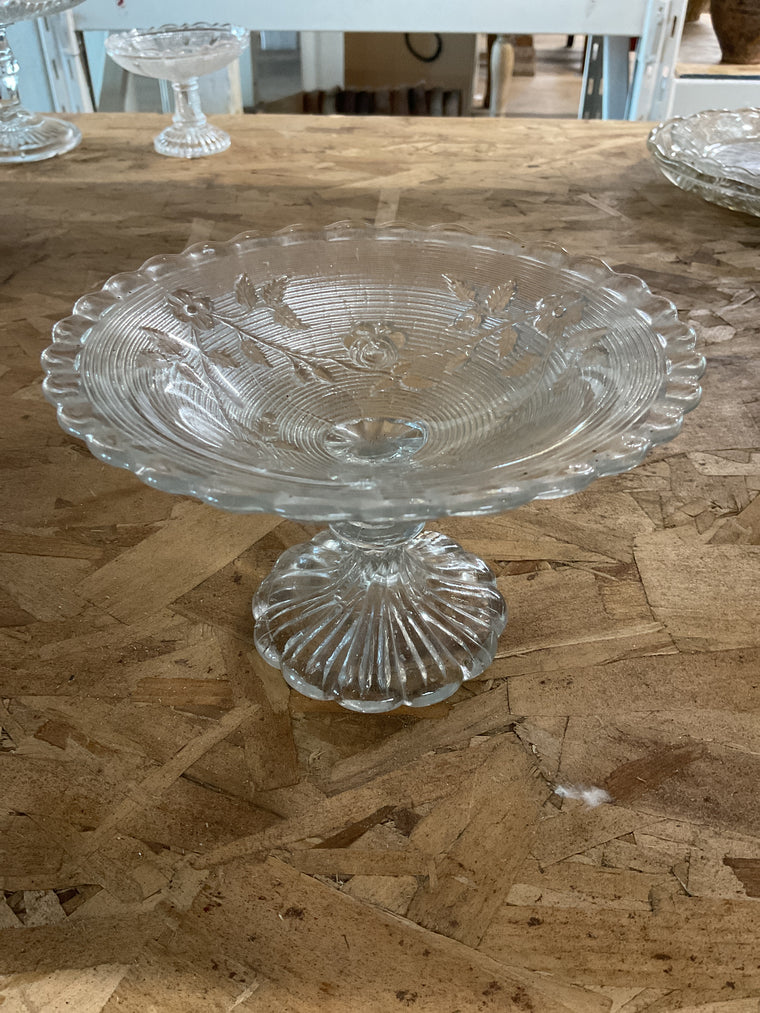 Glass Pedestal Dish