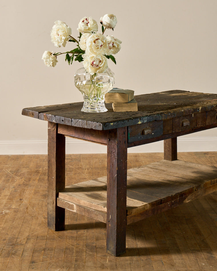 French Walnut Console