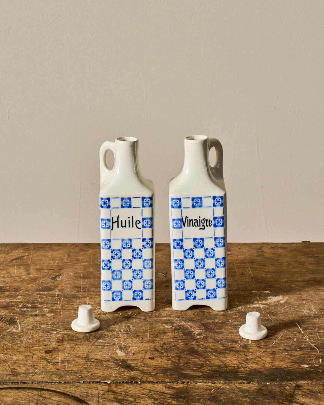 French Oil & Vinegar Canister Set