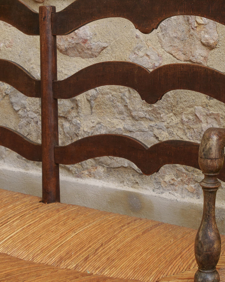 Antique Rush Bench