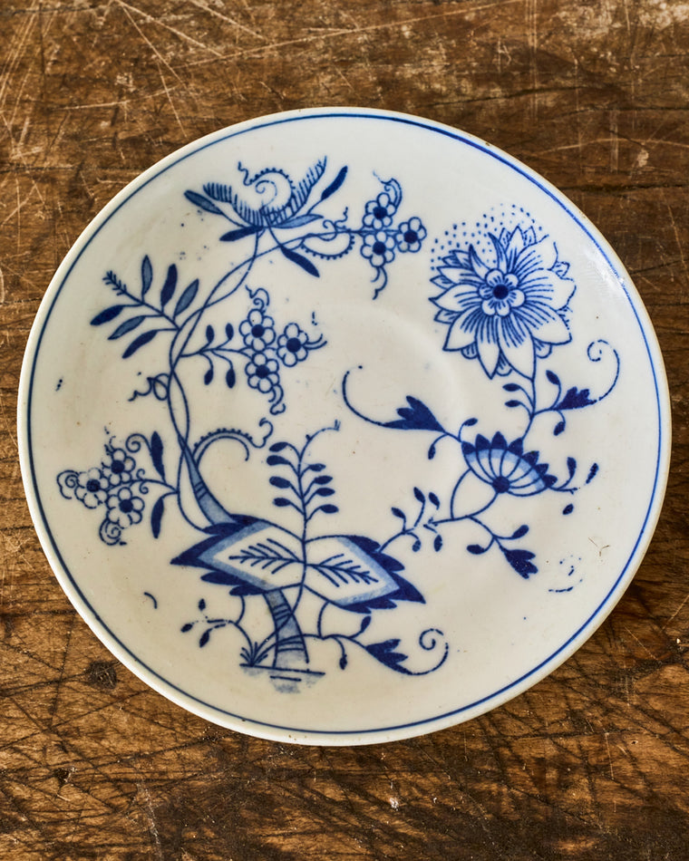 Blue Onion Teacup & Saucer