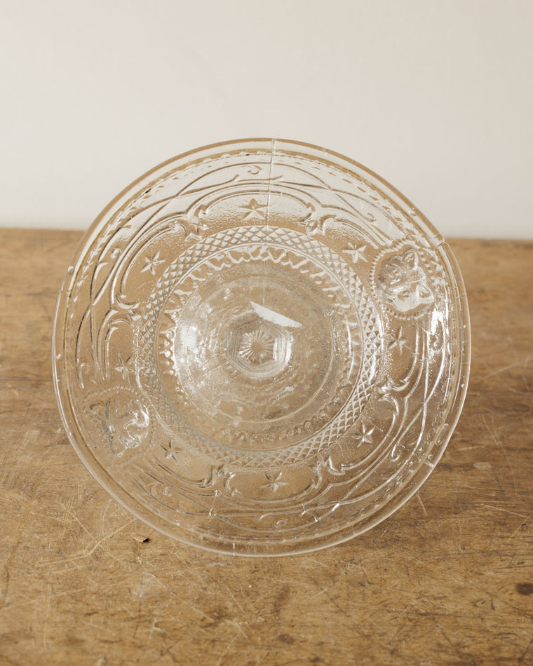 Glass Pedestal Dish - I