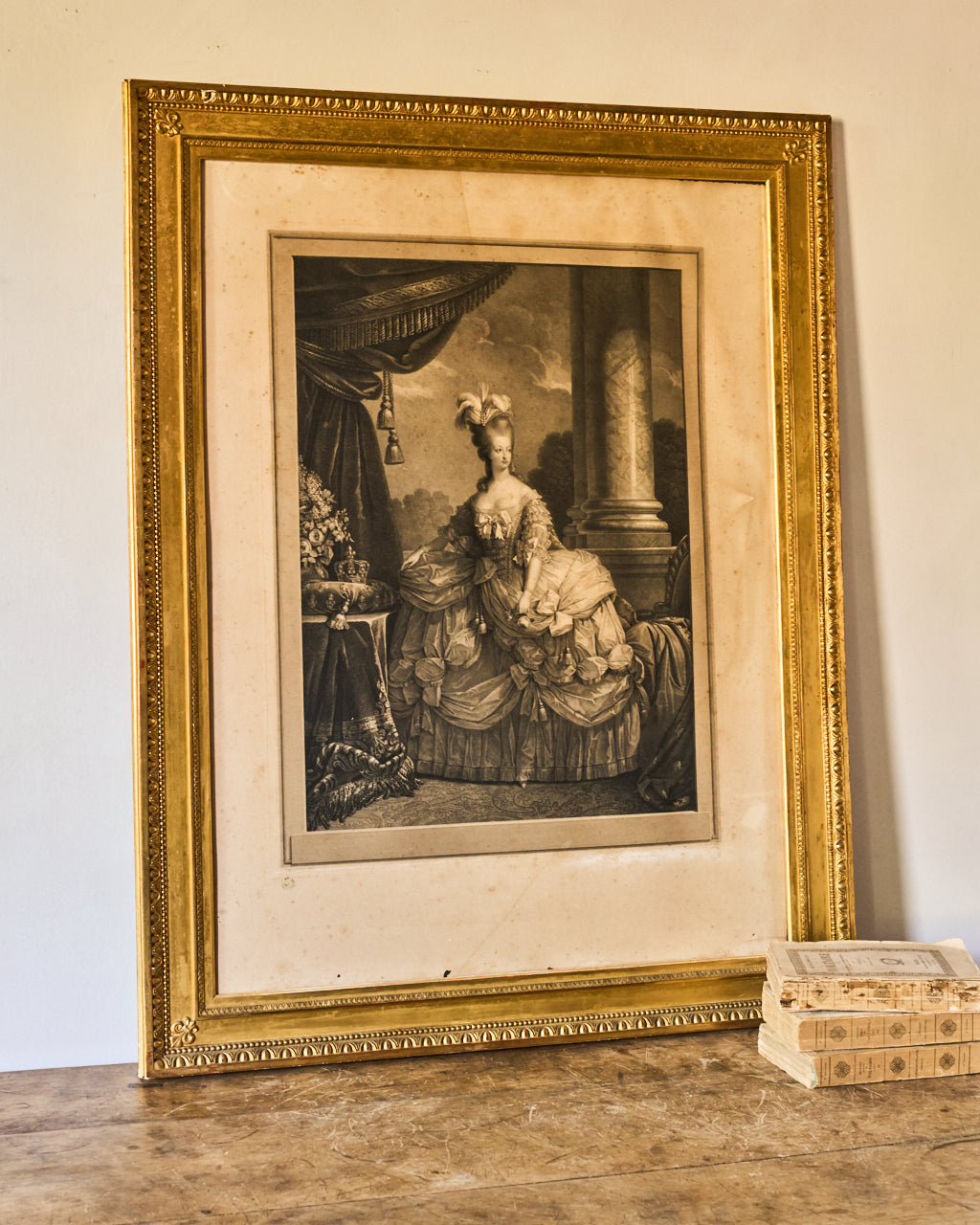 Framed Engraving of Marie Antoinette