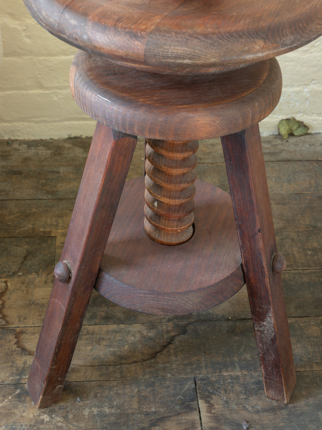 Adjustable Wooden Stool