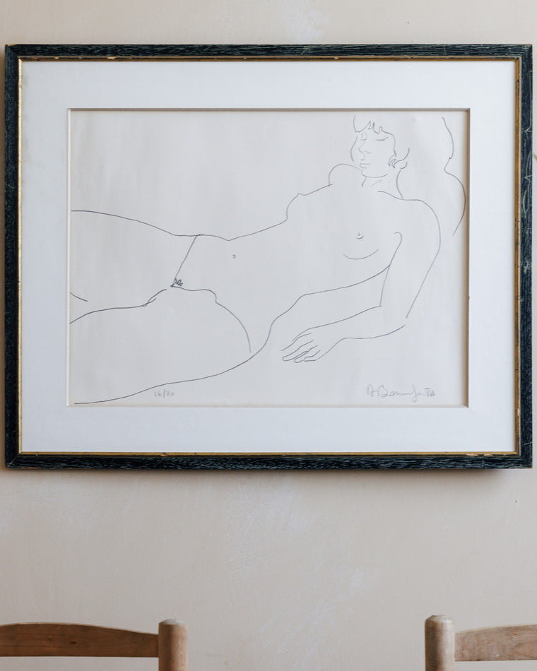 Signed Nude Sketch
