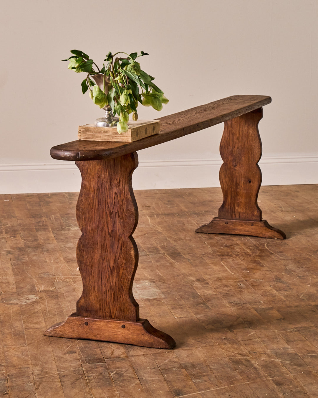 19th c. French Oak Bench