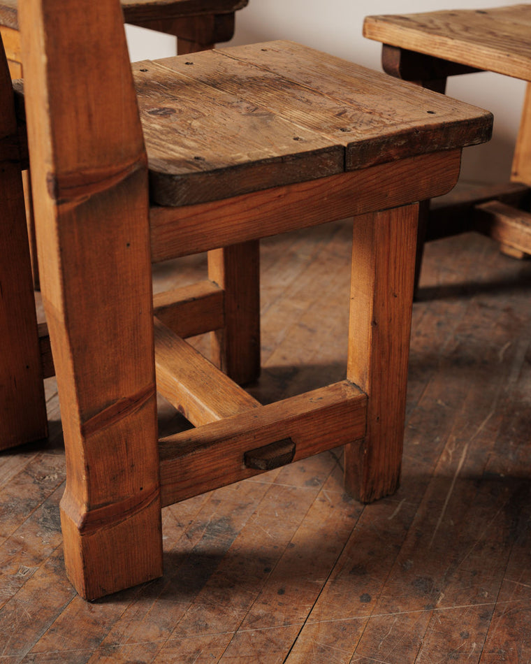 Rare Brutalist Dining Chair