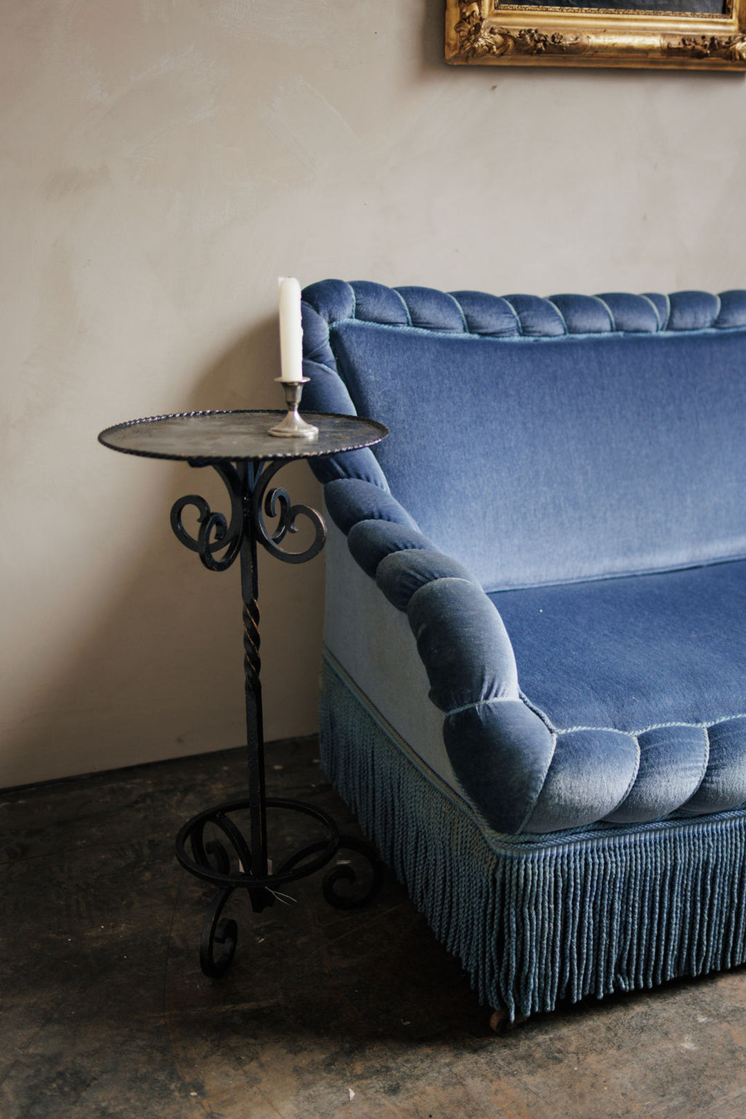 Napoleon III Cobalt Loveseat