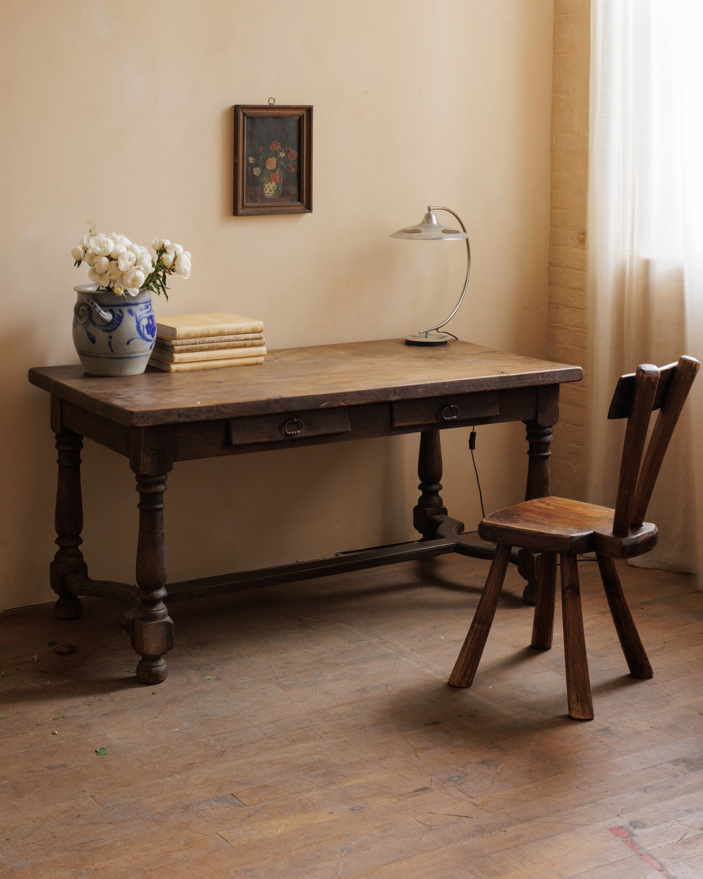 19th c. Walnut Table