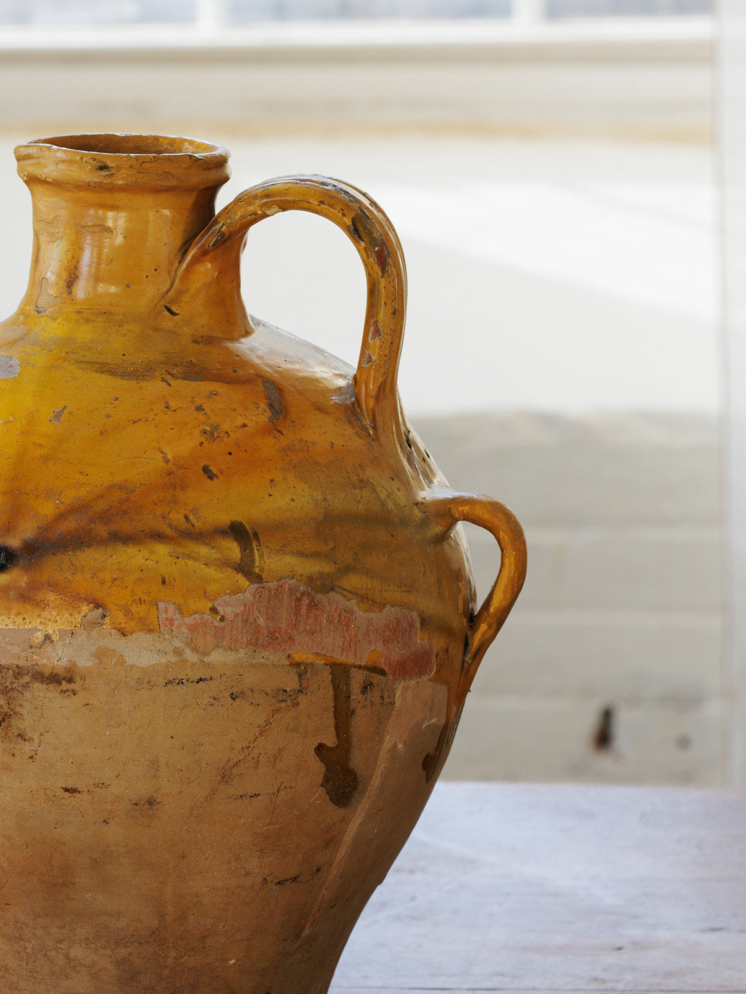 Rare Yellow Loop Vessel