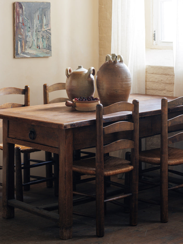 18th C. Oak Farm table