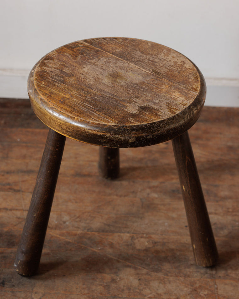 Midcentury Tripod Stool
