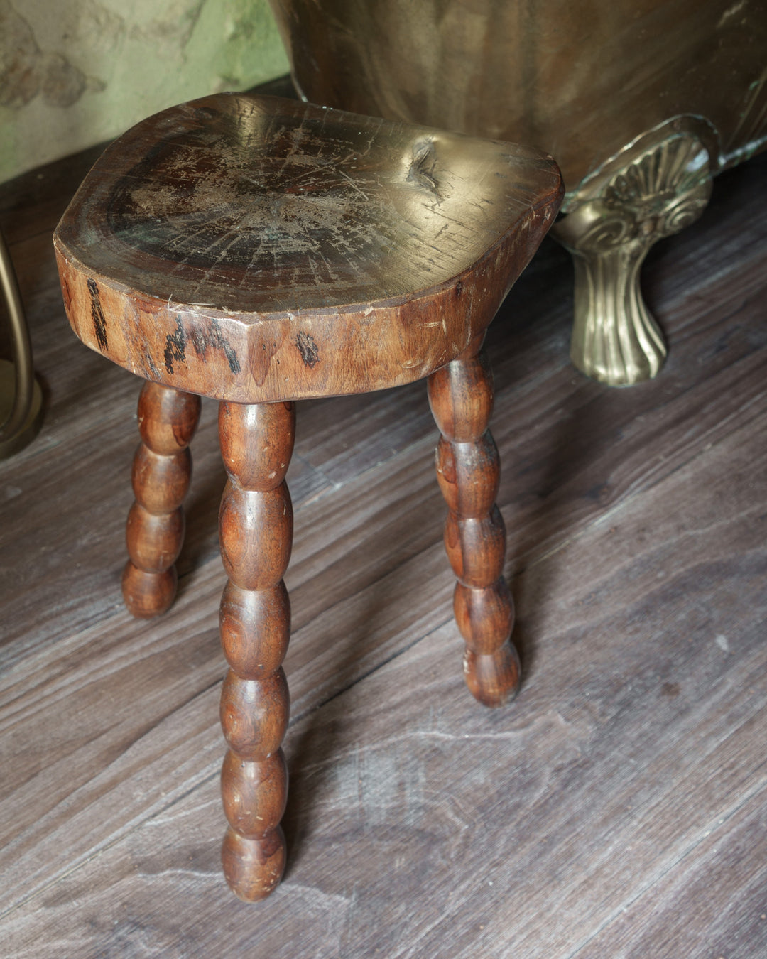 Brutalist Bobbin Stool