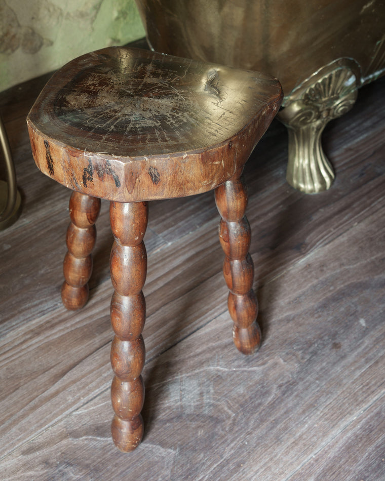 Brutalist Bobbin Stool