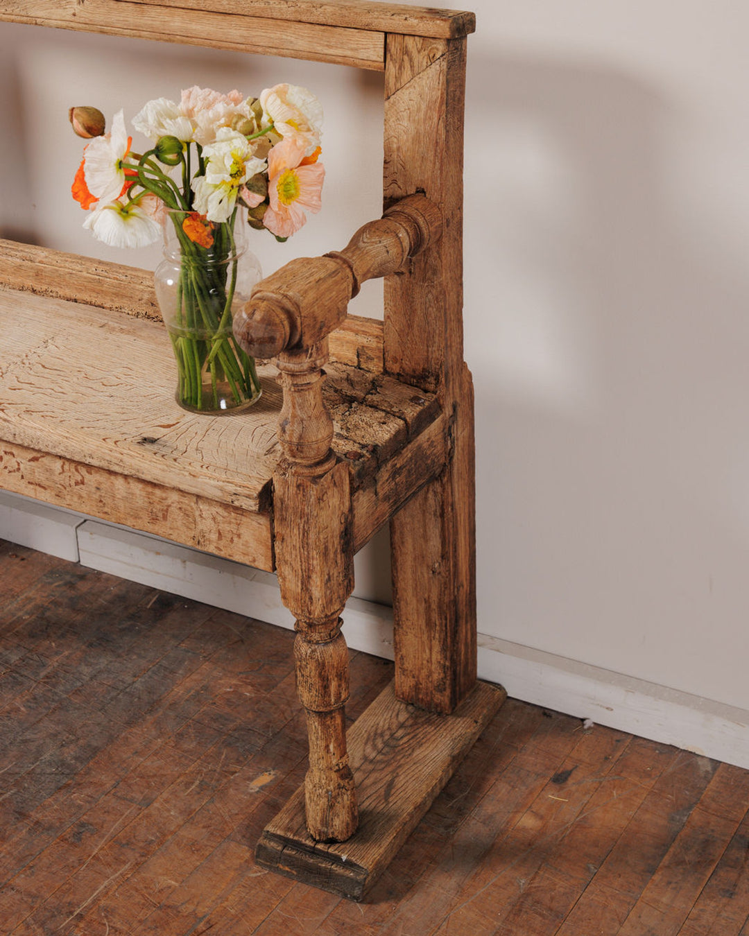 Oak Church Bench