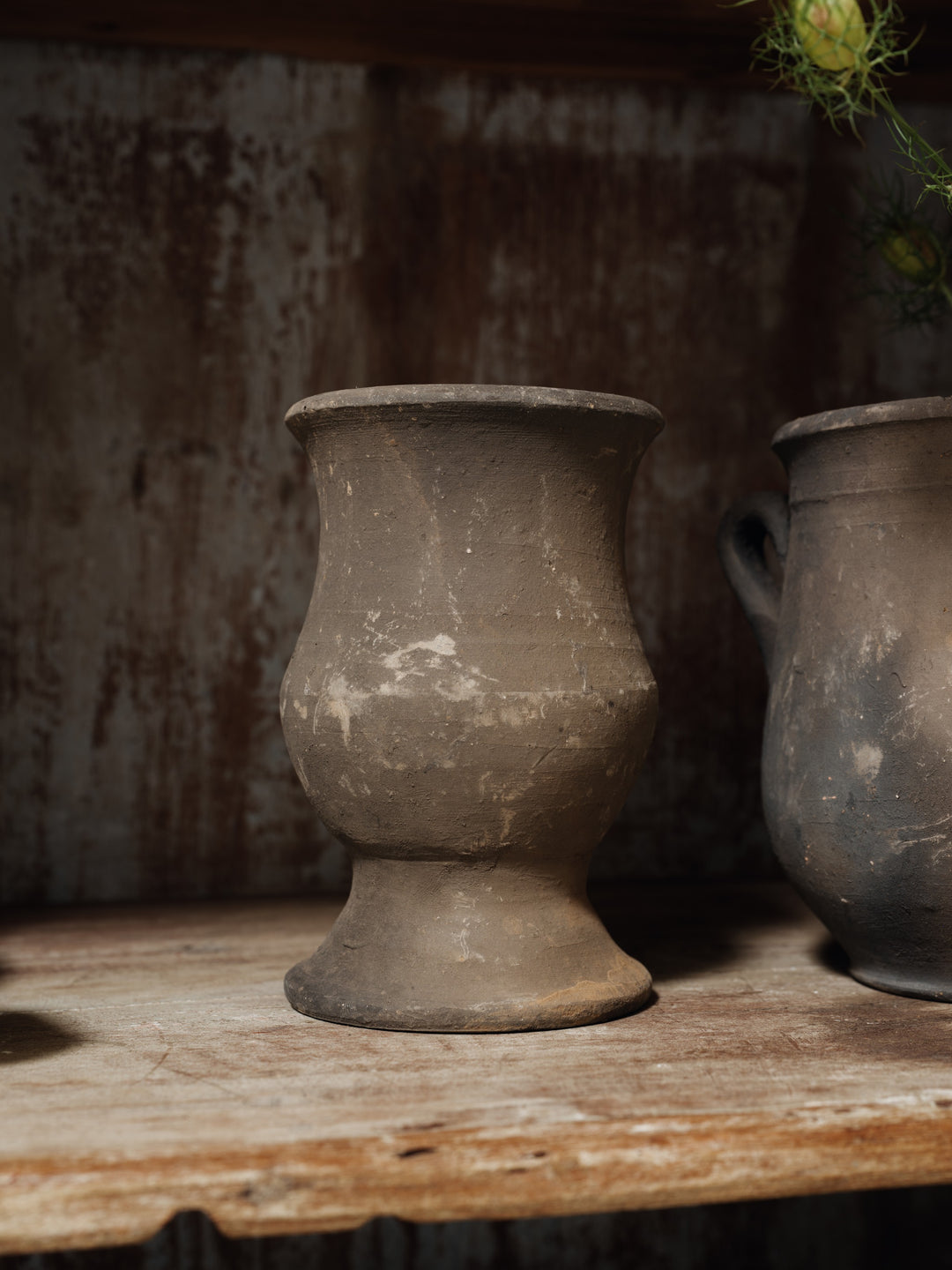 Mini Egyptian Goblet Pot - Black