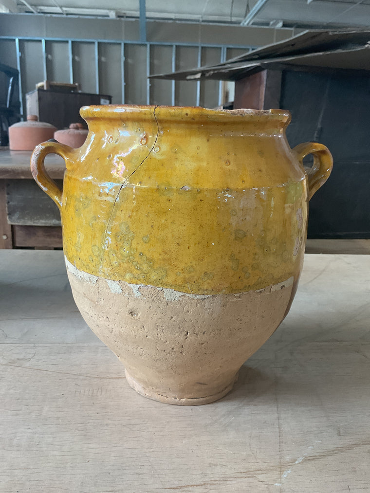 Yellow Confit Pot
