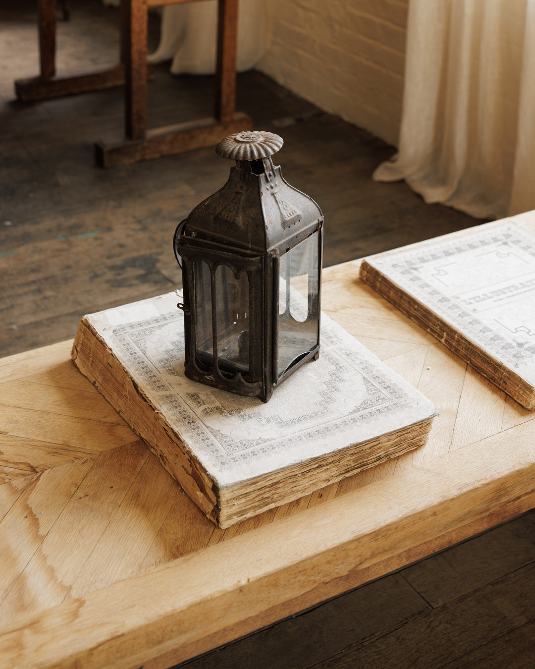 Rare Wolf Trap Lantern