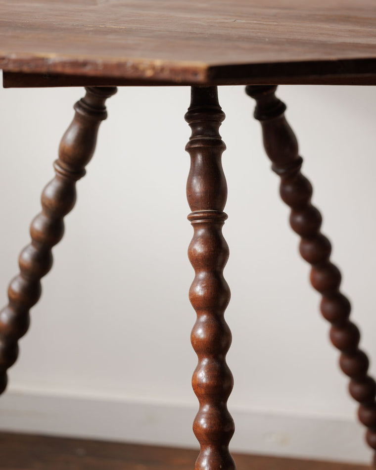 Bobbin Pedestal Table