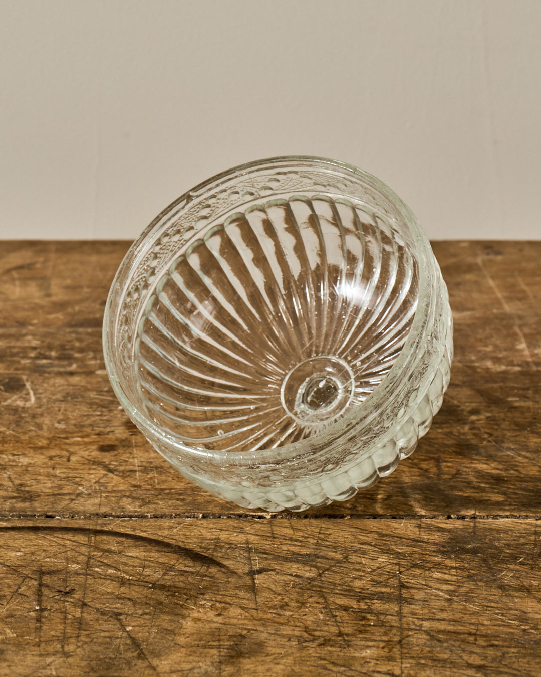 Vintage Glass Pedestal Dish/Cloche