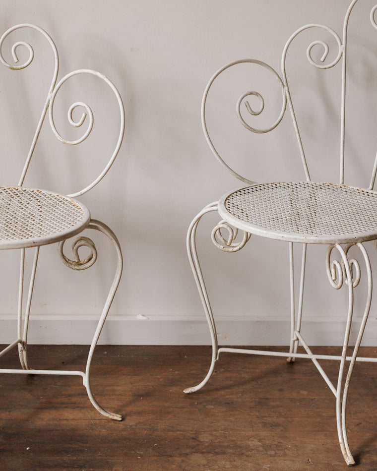 French Peacock Chairs - Set of 2