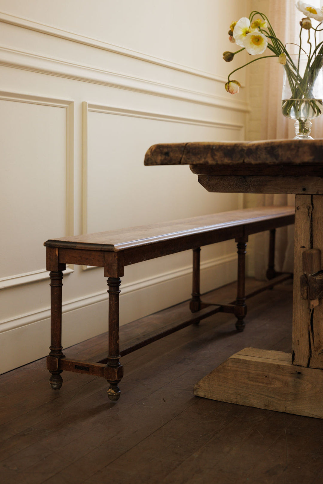 Antique Monastery Bench