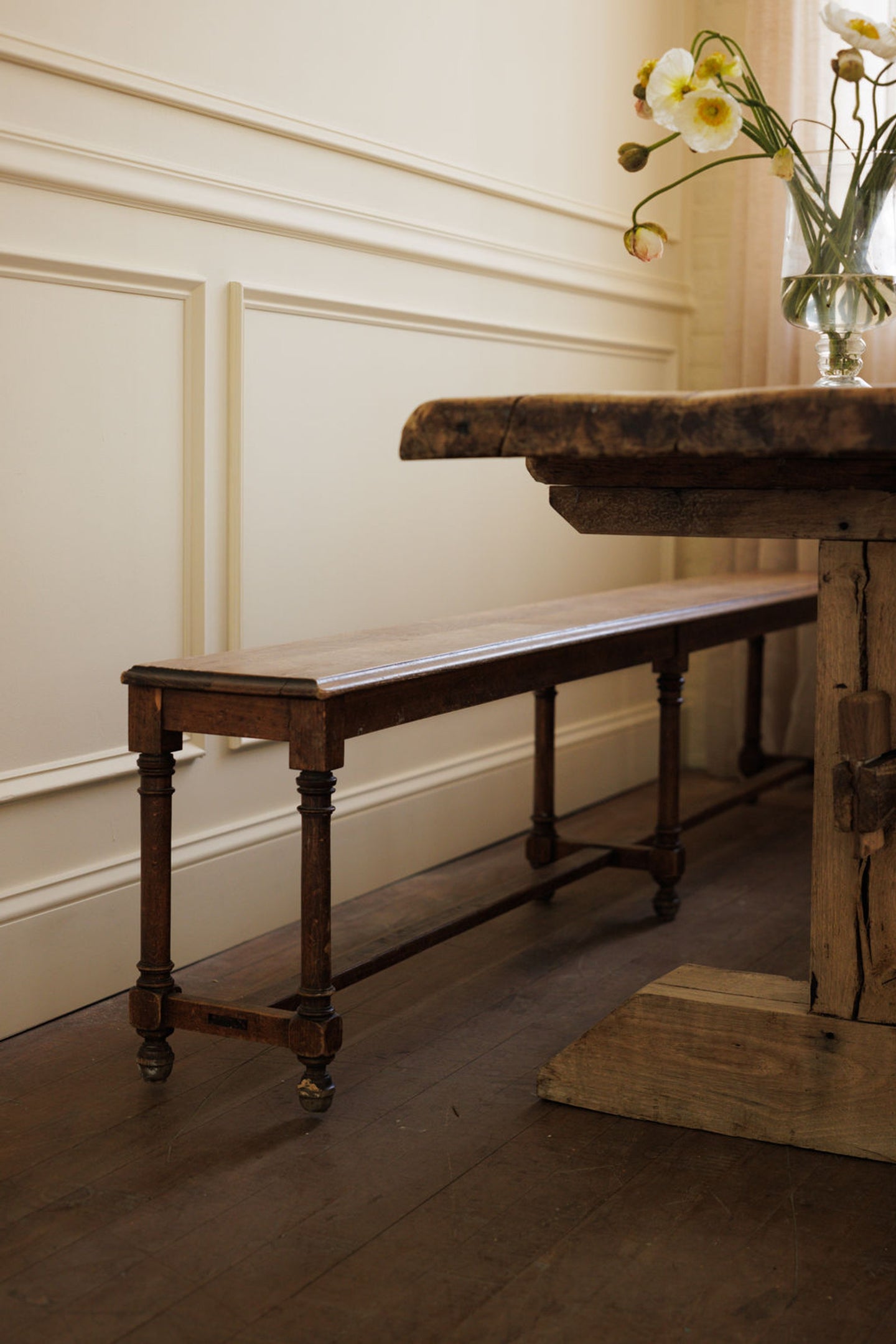 Antique Monastery Bench