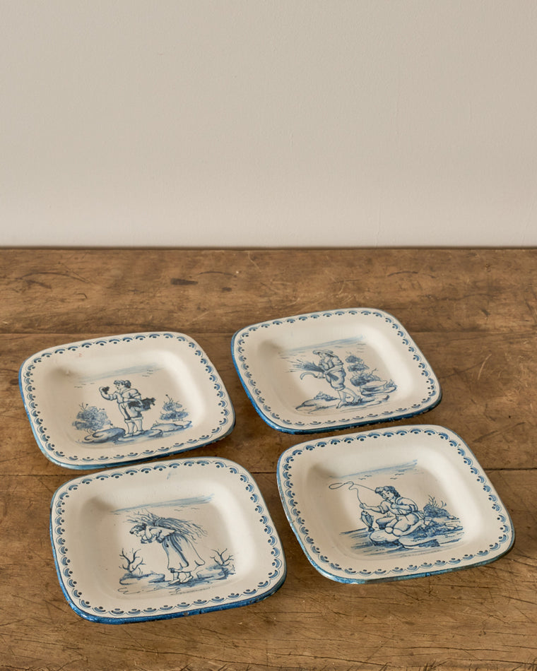 Italian Seasonal Square Plates