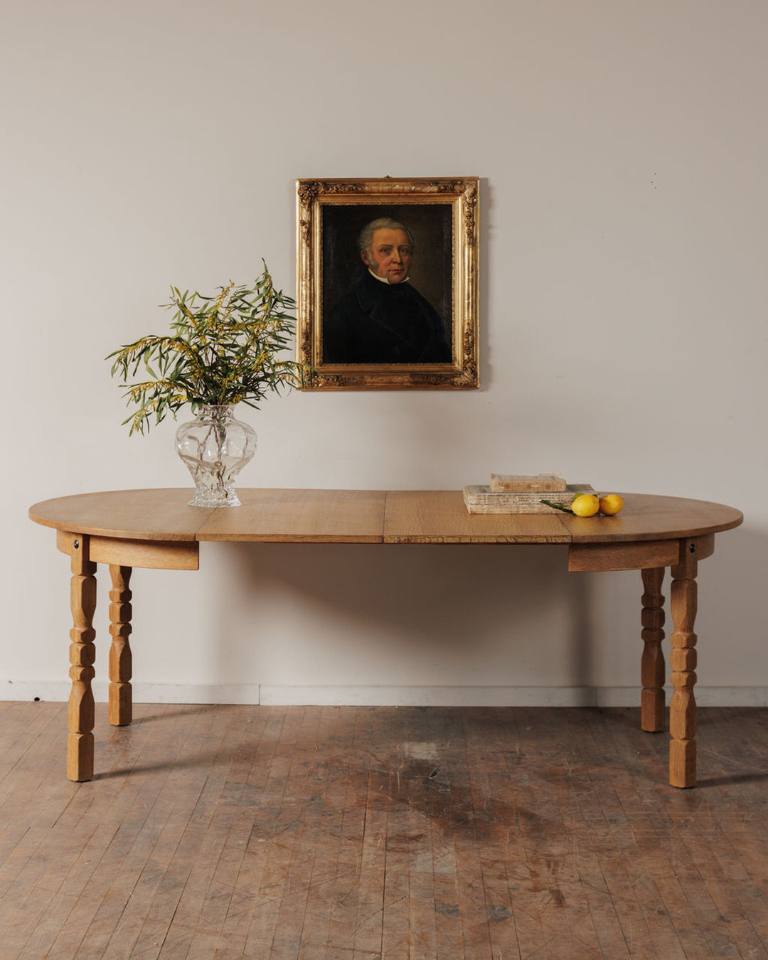 Danish Oak Expanding Dining Table