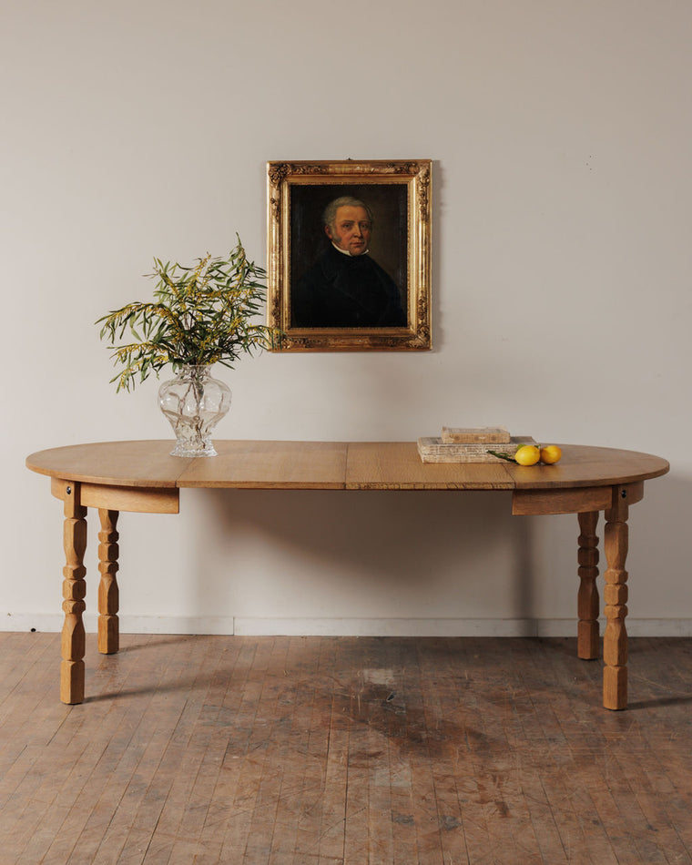 Danish Oak Expanding Dining Table