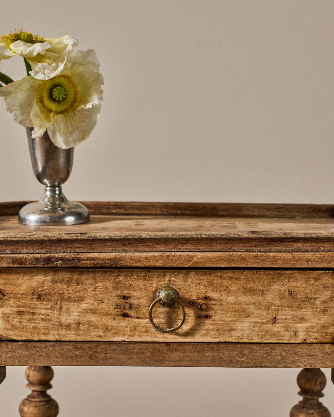 French Oak Nightstand