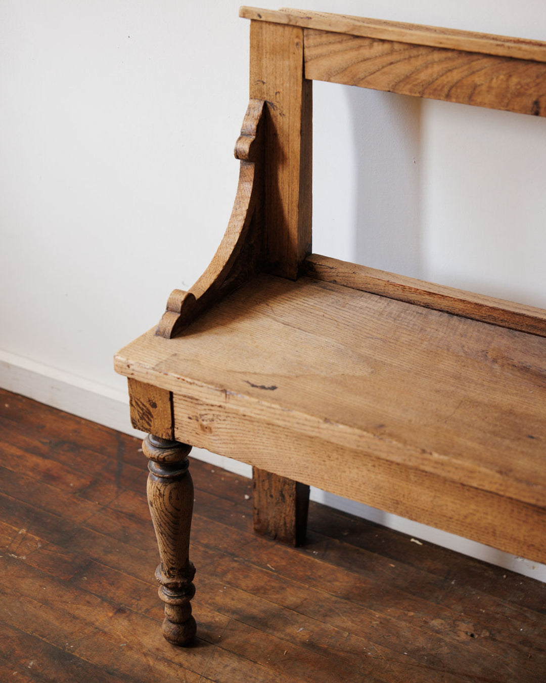 Oak Church Bench