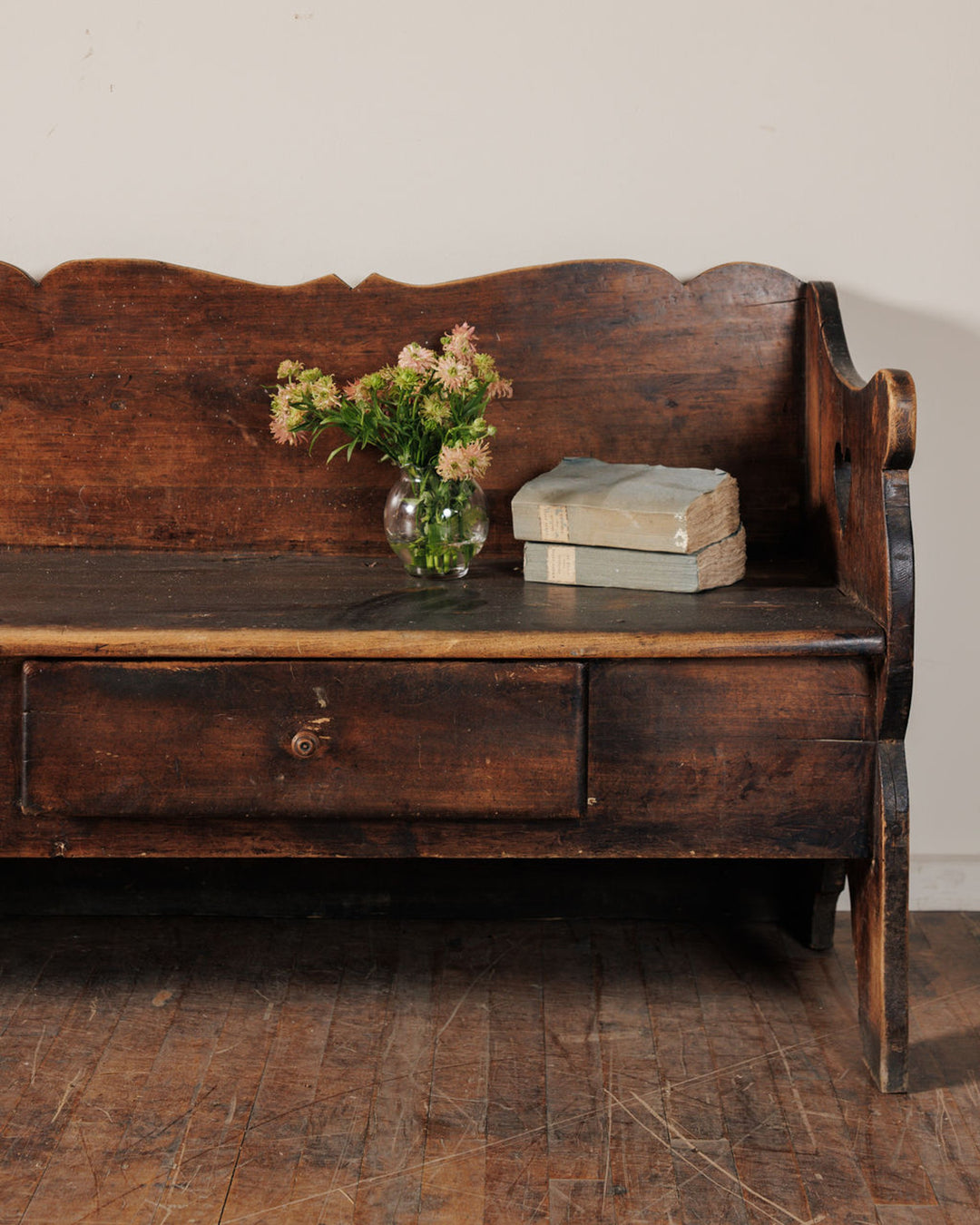 19th c. Alps Church Bench