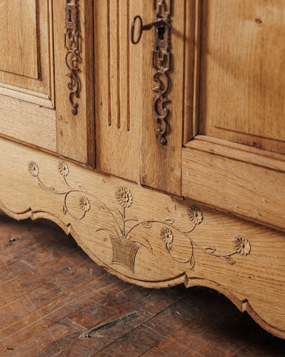 19th c. Oak Alsace Cupboard