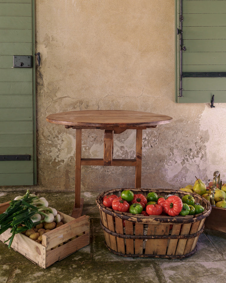 Antique Wine Tasting Table