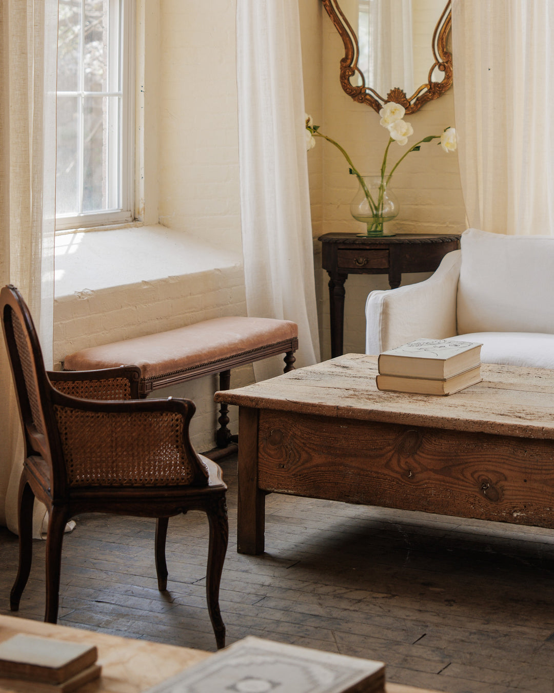 19th c. French Cane Armchair