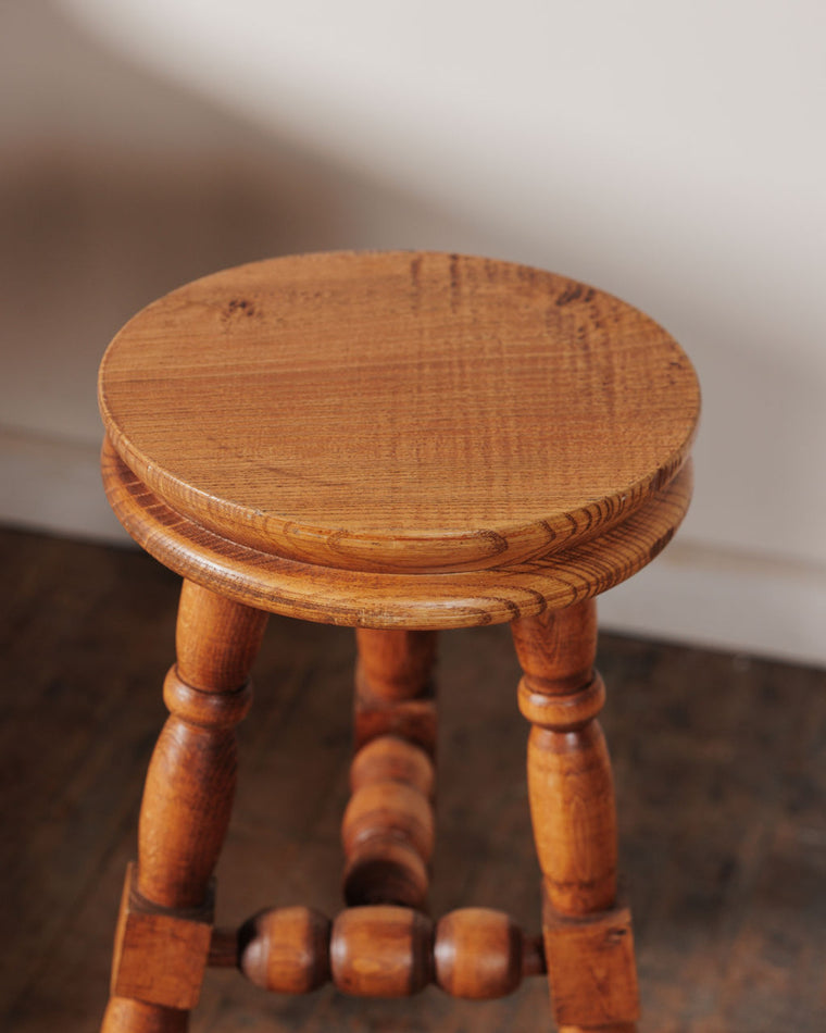 Midcentury Tripod Stool - I