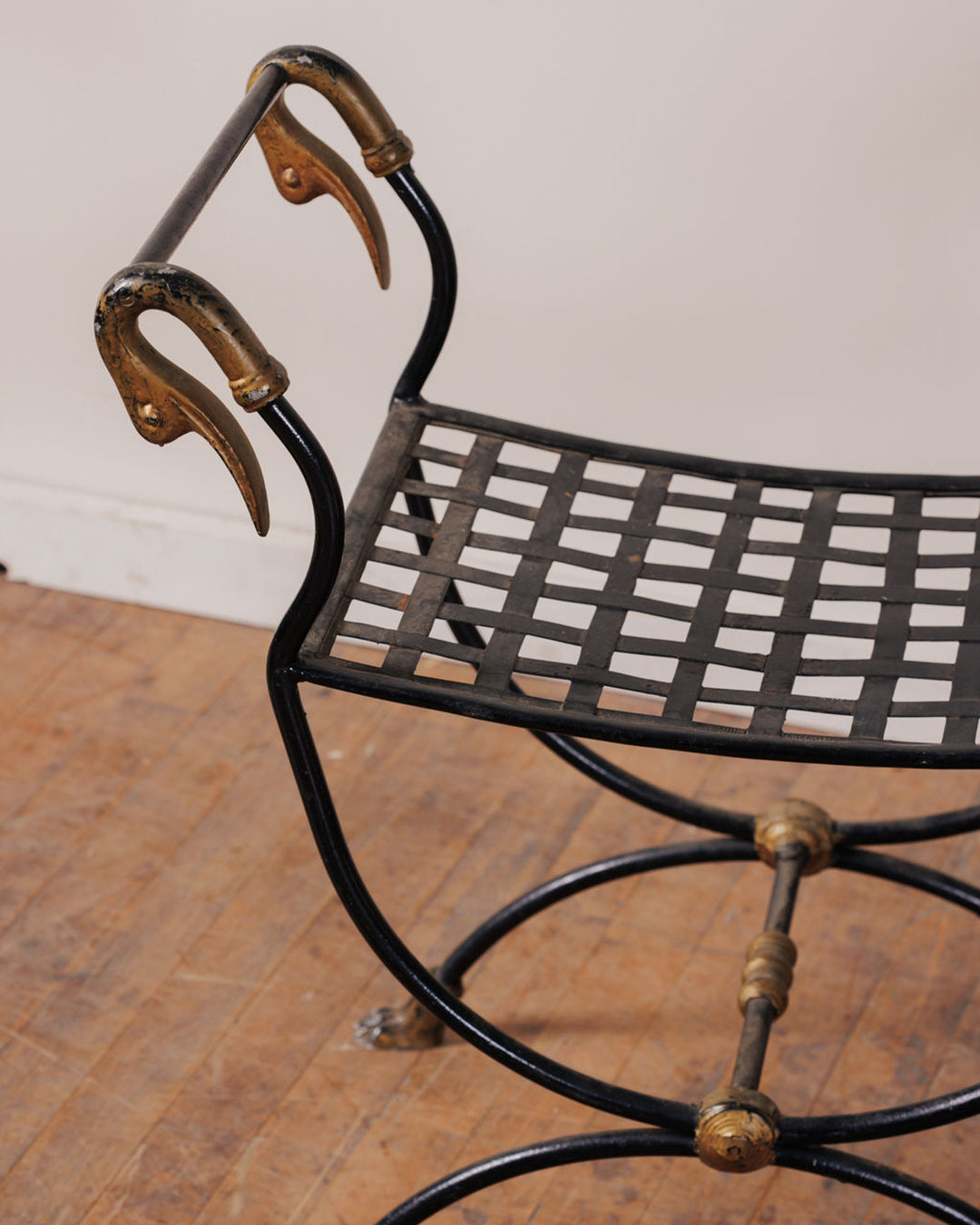 Maison Jansen Curulle Stool