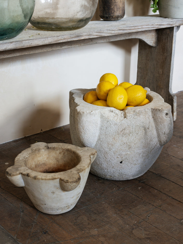 Monumental French Antique Mortar & Pestle
