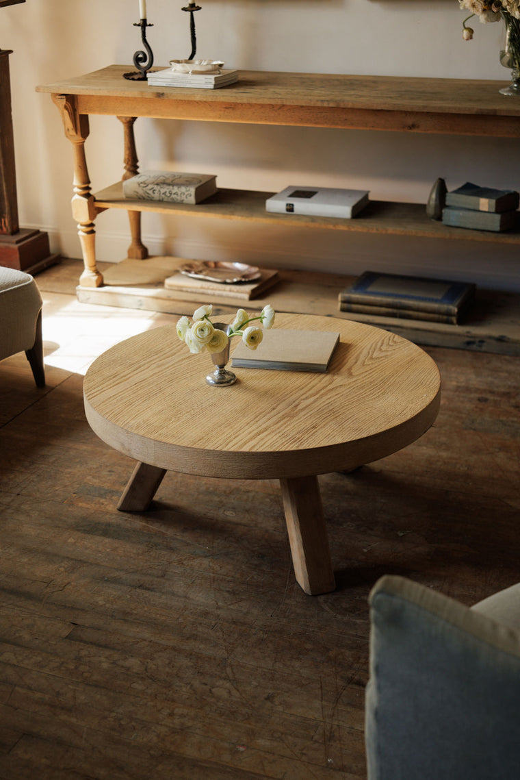 French Round Coffee Table